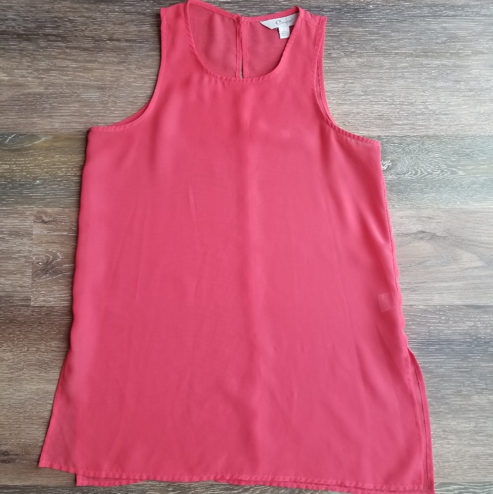 Curfew- sheer tank blouse